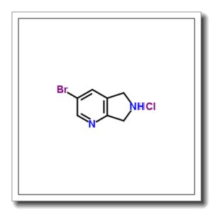 3-Bromo-6,7-dihydro-5H-pyrrolo[3,4-b]pyridine hydrochloride (1:1)