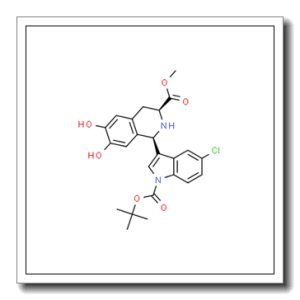 (1R,3S)-1-(1-(叔丁氧基羰基)-5-氯-1H-吲哚-3-基)-6,7-二羟基-1,2,3