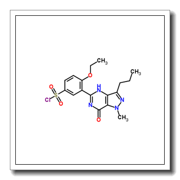 4-Ethoxy-3-(1-methyl-7-oxo-3-propyl-6,7-dihydro-1H-pyrazolo[4,3-d]pyrimidin-5-yl)benzene-1-sulfonyl chloride CAS 139756-22-2