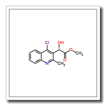 Methyl (2S)-(4-chloro-2-methyl-3-quinolinyl)(hydroxy)acetate CAS 1402597-30-1
