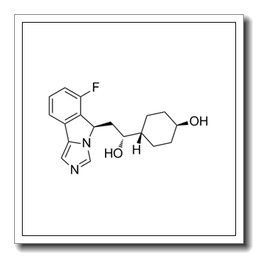 trans-4-{(1R)-2-[(5R)-6-Fluoro-5H-imidazo[5,1-a]isoindol-5-yl]-1-hydroxyethyl}cyclohexanol CAS 1402837-79-9
