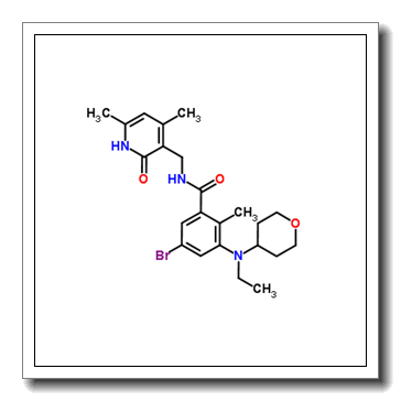 5-Bromo-N-[(4,6-dimethyl-2-oxo-1,2-dihydro-3-pyridinyl)methyl]-3-[ethyl(tetrahydro-2H-pyran-4-yl)amino]-2-methylbenzamide CAS 1403257-80-6