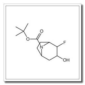 2-Methyl-2-propanyl 2-fluoro-3-hydroxy-8-azabicyclo[3.2.1]octane- 8-carboxylate
