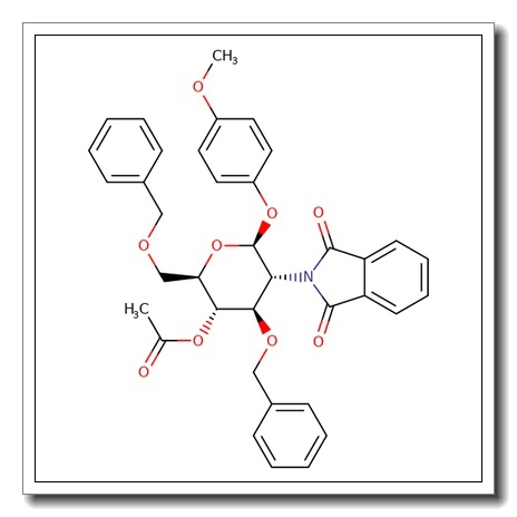 4-Methoxyphenyl 4-O-Acetyl-3,6-di-O-benzyl-2-deoxy-2-phthalimido-b-D-glucopyranoside CAS 140615-77-6