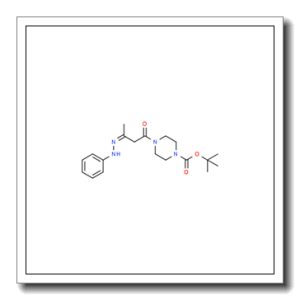 (Z)-4-(3-(2-苯基亚肼基)丁酰基)哌嗪-1-羧酸叔丁酯