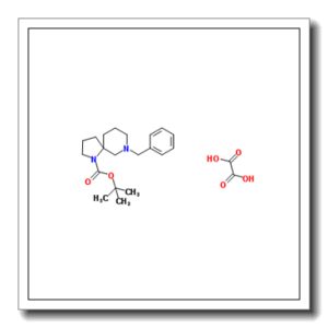 2-Methyl-2-propanyl 7-benzyl-1,7-diazaspiro[4.5]decane-1-carboxylate ethanedioate (1:1)