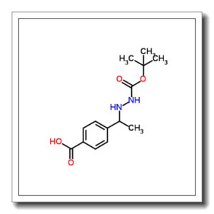 4-[1-(2-{[(2-Methyl-2-propanyl)oxy]carbonyl}hydrazino)ethyl]benzoic acid