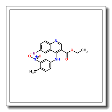 Ethyl 6-bromo-4-[(4-methyl-3-nitrophenyl)amino]-3-quinolinecarboxylate CAS 1415562-32-1