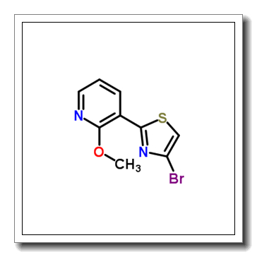 3-(4-Bromo-1,3-thiazol-2-yl)-2-methoxypyridine CAS 1415562-60-5