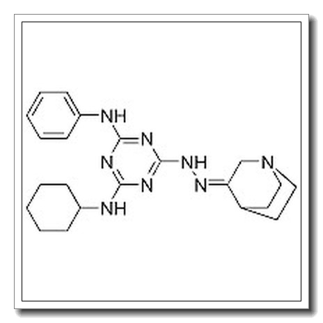 (Z)-N2-cyclohexyl-N4-phenyl-6-(2-(quinuclidin-3-ylidene)hydrazinyl)-1,3,5-triazine-2,4-diaMine CAS 1415565-89-7 