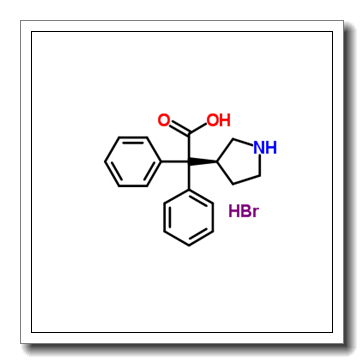 Diphenyl[(3S)-3-pyrrolidinyl]acetic acid hydrobromide (1:1)