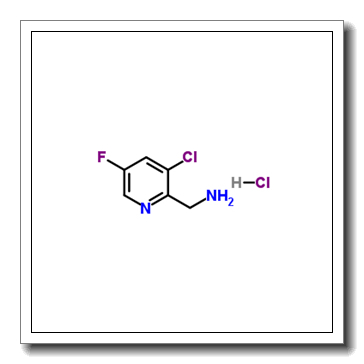 1-(3-Chloro-5-fluoro-2-pyridinyl)methanamine hydrochloride (1:1)