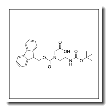 2-[9H-fluoren-9-ylmethoxycarbonyl-[2-[(2-methylpropan-2-yl)oxycarbonylamino]ethyl]amino]acetic acid CAS 141743-15-9