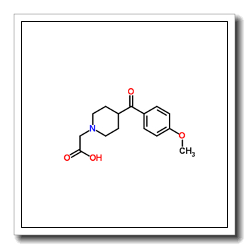 [4-(4-Methoxybenzoyl)-1-piperidinyl]acetic acid CAS 1419957-49-5