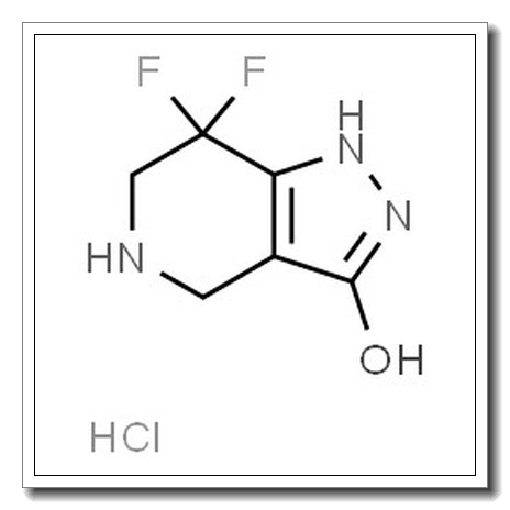 7,7-Difluoro-1,2,4,5,6,7-hexahydro-3H-pyrazolo[4,3-c]pyridin-3-one hydrochloride (1:1) CAS 1421270-62-3 