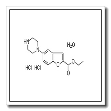 5-(1-Piperazinyl)-2-benzofurancarboxylic acid ethyl ester dihydrochloride hydrate CAS 1422956-31-7