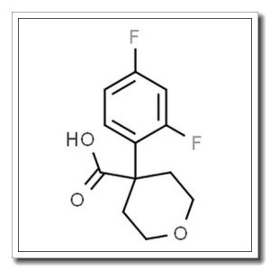 4-(2,4-difluorophenyl)oxane-4-carboxylic acid