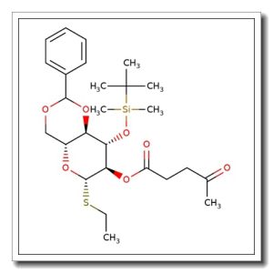 Ethyl 4,6-O-benzylidene-3-O-tert-butyldimethylsilyl-2-O-levulinoyl-b-D-thioglucopyranoside