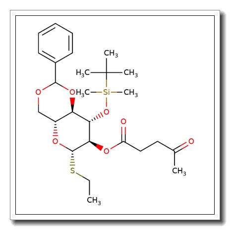 Ethyl 4,6-O-benzylidene-3-O-tert-butyldimethylsilyl-2-O-levulinoyl-b-D-thioglucopyranoside CAS 1423035-47-5