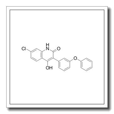 7-chloro-4-hydroxy-3-(3-phenoxyphenyl)-1H-quinolin-2-one CAS 142326-59-8
