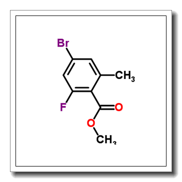 methyl 4-bromo-2-fluoro-6-methylbenzoate