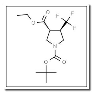 1-叔丁基3-乙基反式-4-(三氟甲基)吡咯烷-1,3-二羧酸酯