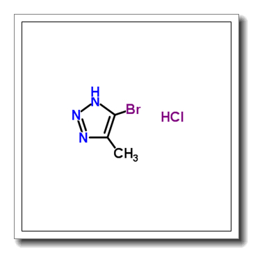 5-Bromo-4-methyl-1H-1,2,3-triazole hydrochloride (1:1) CAS 1429056-33-6