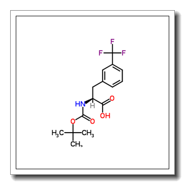 (2S)-2-[(2-methylpropan-2-yl)oxycarbonylamino]-3-[3-(trifluoromethyl)phenyl]propanoic acid CAS 142995-31-1
