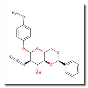4-Methoxyphenyl 2-azido-4,6-O-benzylidene-2-deoxy-β-D-glucopyranoside