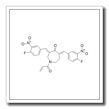 (3Z,5Z)-1-Acryloyl-3,5-bis(4-fluoro-3-nitrobenzylidene)-4-azepanone CAS 1431280-51-1