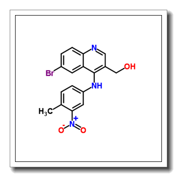 {6-Bromo-4-[(4-methyl-3-nitrophenyl)amino]-3-quinolinyl}methanol CAS 1431510-25-6