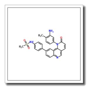 N-{4-[1-(3-Amino-4-methylphenyl)-2-oxo-1,2-dihydrobenzo[h][1,6]naphthyridin-9-yl]phenyl}methanesulfonamide