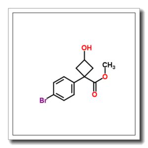 Methyl 1-(4-bromophenyl)-3-hydroxycyclobutanecarboxylate