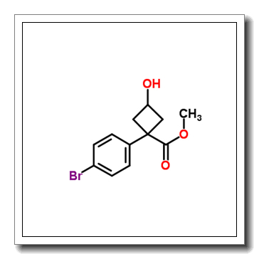 Methyl 1-(4-bromophenyl)-3-hydroxycyclobutanecarboxylate CAS 1432059-59-0