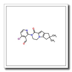 4-Chloro-2-(7,7-dimethyl-1-oxo-1,3,4,6,7,8-hexahydro-2H-cyclopenta[4,5]pyrrolo[1,2-a]pyrazin-2-yl)nicotinaldehyde