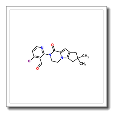 4-Chloro-2-(7,7-dimethyl-1-oxo-1,3,4,6,7,8-hexahydro-2H-cyclopenta[4,5]pyrrolo[1,2-a]pyrazin-2-yl)nicotinaldehyde CAS 1434050-55-1