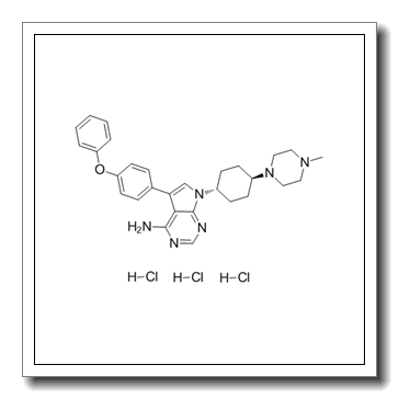 7-[trans-4-(4-Methyl-1-piperazinyl)cyclohexyl]-5-(4-phenoxyphenyl )-7H-pyrrolo[2,3-d]pyrimidin-4-amine trihydrochloride CAS 1435934-25-0