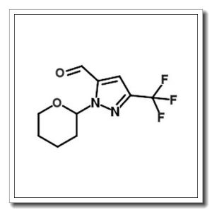 1-(Tetrahydro-2H-pyran-2-yl)-3-(trifluoromethyl)-1H-pyrazole-5-carbaldehyde