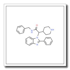 N-苄基-2-(2-苯基-1H-苯并[D]咪唑-1-基)-2-(哌啶-4-基)乙酰胺