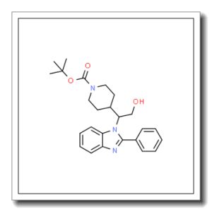 4-(2-羟基-1-(2-苯基-1H-苯并[D]咪唑-1-基)乙基)哌啶-1-甲酸叔丁酯
