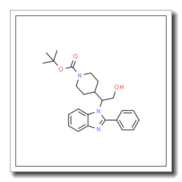 1-Piperidinecarboxylic acid, 4-[2-hydroxy-1-(2-phenyl-1H-benziMidazol-1-yl)ethyl]-, 1,1-diMethylethyl ester CAS 1440753-74-1
