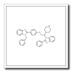 1-苄基-2-(4-(2-(2-苯基-1H-苯并[D]咪唑-1-基)-2-(哌啶-4-基)乙氧基)苯