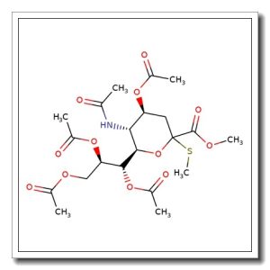 Methyl (methyl 5-acetamido-4,7,8,9-tetra-O-acetyl-3,5-dideoxy-2-thio-D-glycero-D-galacto-2-nonulopyranosid)onate