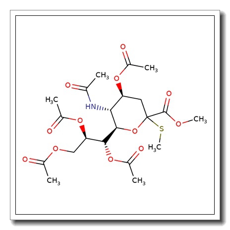 Methyl (methyl 5-acetamido-4,7,8,9-tetra-O-acetyl-3,5-dideoxy-2-thio-D-glycero-D-galacto-2-nonulopyranosid)onate CAS 144240-36-8