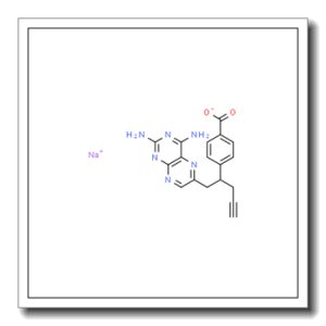 4-(1-(2,4-二氨基芴-6-基)戊-4-炔-2-基)苯甲酸钠