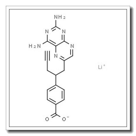 4-(1-(2,4-二氨基芴-6-基)戊-4-炔-2-基)苯甲酸锂