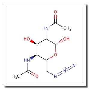 6-Azido-2,4-diacetamido-2,4,6-trideoxy-D-mannopyranose