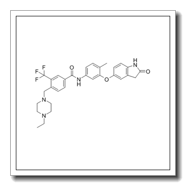 N-[3-[(2,3-Dihydro-2-oxo-1H-indol-5-yl)oxy]-4-methylphenyl]-4-[(4-ethyl-1-piperazinyl)methyl]-3-(trifluoromethyl)benzamide CAS 1449685-96-4