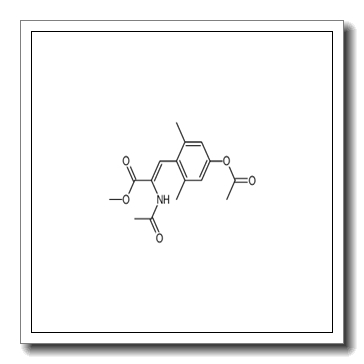 methyl (Z)-2-acetamido-3-(4-acetoxy-2,6-dimethylphenyl)-2-propenoate CAS 145235-85-4