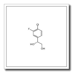 (R)-1-(4- chloro-3-fluorophenyl)ethane-1,2-diol